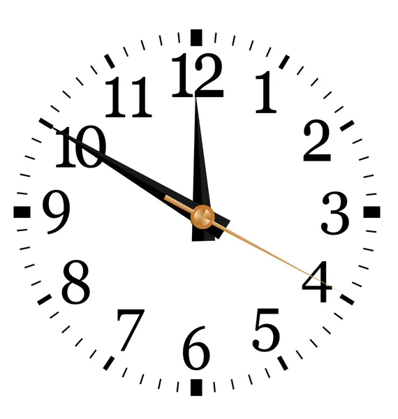 Reloj Vector Ilustración — Archivo Imágenes Vectoriales