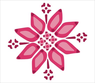 Vector illustration of a traditional Belarusian ornament, Bagatsce, symbolizing wealth and prosperity, in an ethnic folk style for cultural projects.