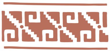 Etnik sanat mirasında ritmik adım geometrisi, denge ve ahenk içeren Slav sembolizminden esinlenen antik labirent benzeri halk tasarımı.