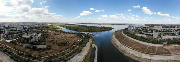 Confluent Volga Canal Navigation Volga Don Lenin Volgograd Russie — Photo