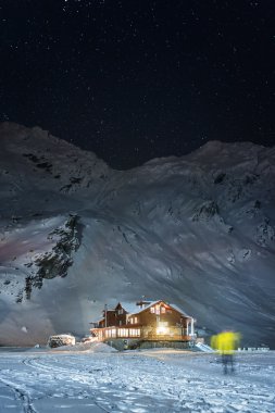 balea Gölü kabinin gece atış