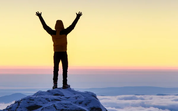 Success in the sunrise — Stock Photo, Image