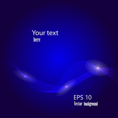 Parlak mavi soyut arkaplan