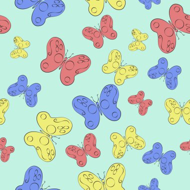 Kelebek kusursuz desen