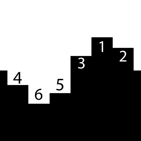 Sport winnaars podium. — Stockvector