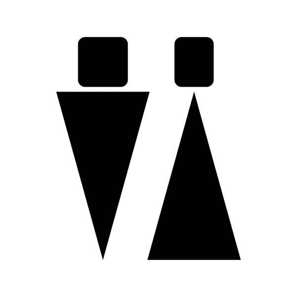 Знак мужского и женского знаков — стоковый вектор