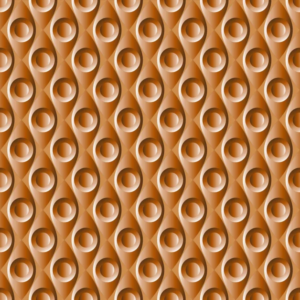 Kesintisiz geometrik kahverengi plastik kalıp