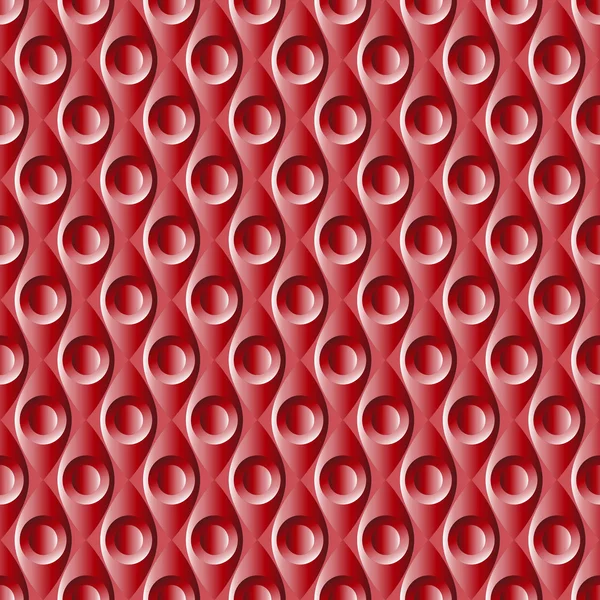 Kesintisiz geometrik kırmızı plastik kalıp