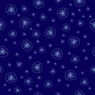 Doodle tarzı soyut seamless modeli.