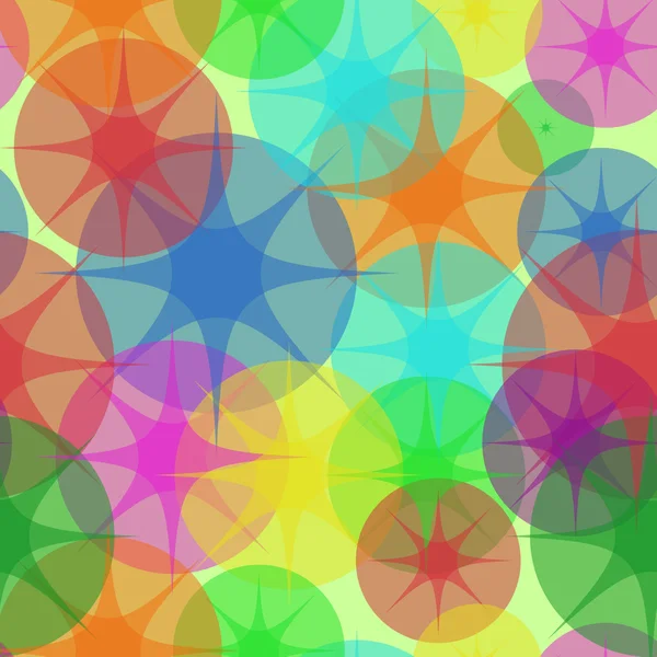 Estrellas fantasmales. Burbujas dulces — Vector de stock