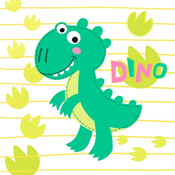 Dinozor Rex vektör çizim.