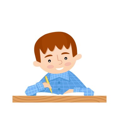 Çuval içinde a defter yazıyor.