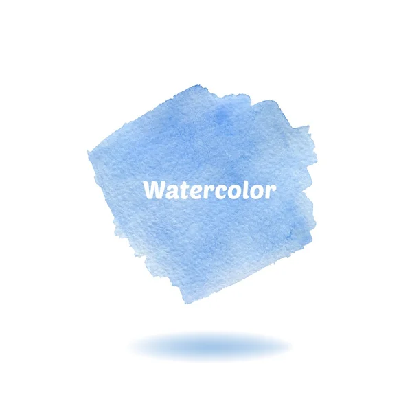 Splash watercolor isolated on white background. — Stock Vector