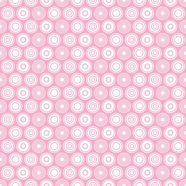 Pembe daire vektör seamless modeli