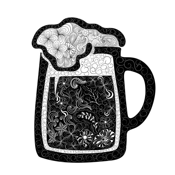 Beer doodle illustration