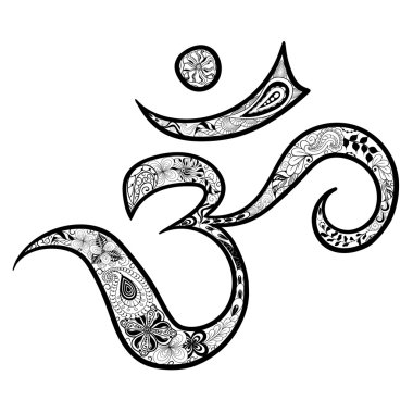 Hiyeroglif Om vektör