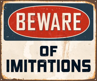 Vintage metal işareti