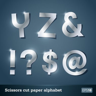 Tasarımcılar için gümüş alfabesi