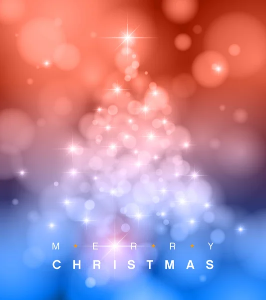 Θολή χριστουγεννιάτικο δέντρο — Διανυσματικό Αρχείο