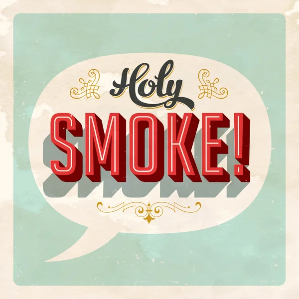 Holy smoke Vector Art Stock Images Depositphotos
