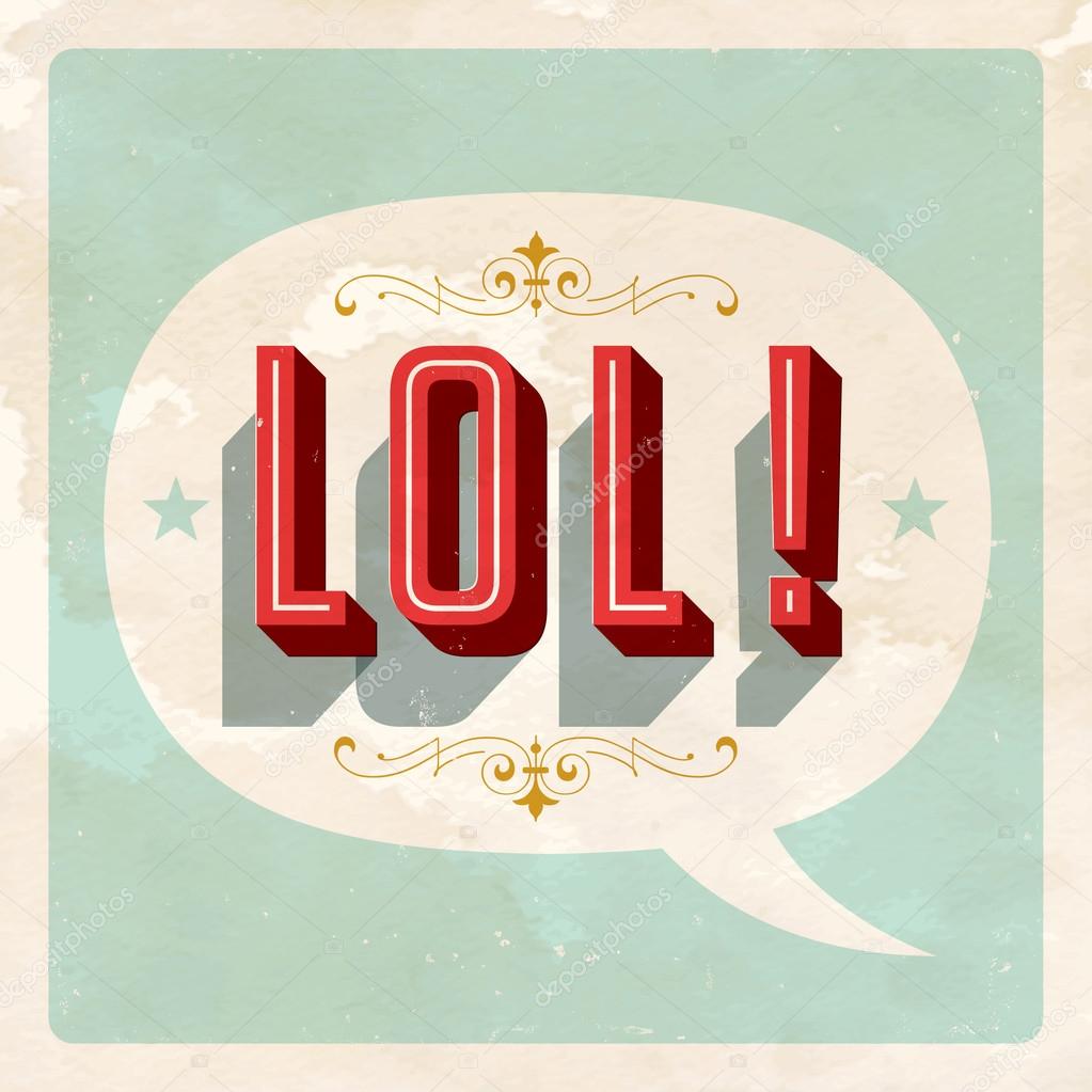 popular expression - Laughing Out Loud