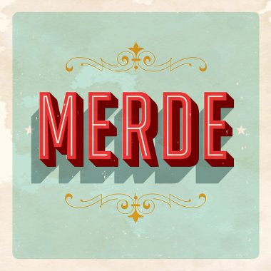 Fransızca sözcük Merde