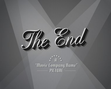 Film bitiş ekran