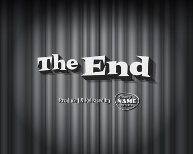 Film bitiş ekran
