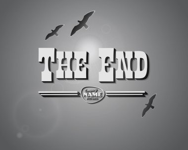 Film bitiş ekran