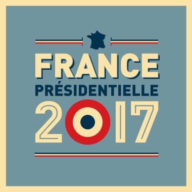 French presidential election clipart