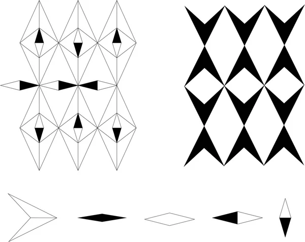 üçgen geometrik desen