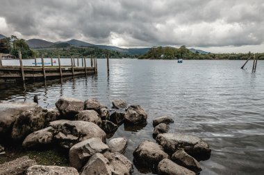 İngiltere'de göl Derwentwater