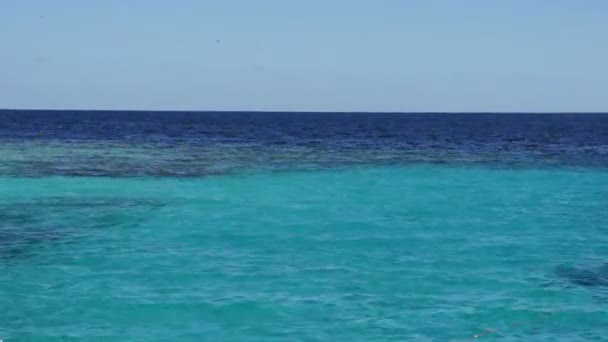 Вид на Красное море — стоковое видео