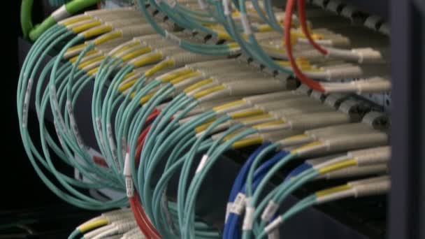 Vue du puissant ordinateur serveur 