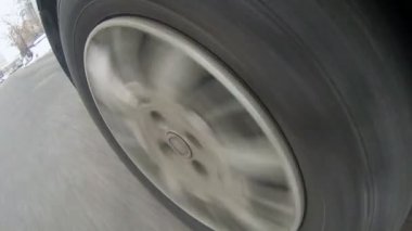 Kauçuk lastik sırt araba tekerlek