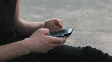 akıllı telefon açık kullanarak yakın çekim