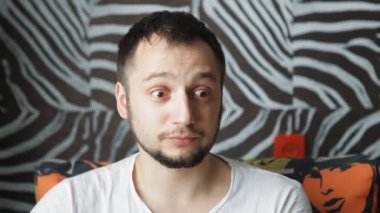 yakın-kadar hayal kırıklığına uğramış bir adam portresi