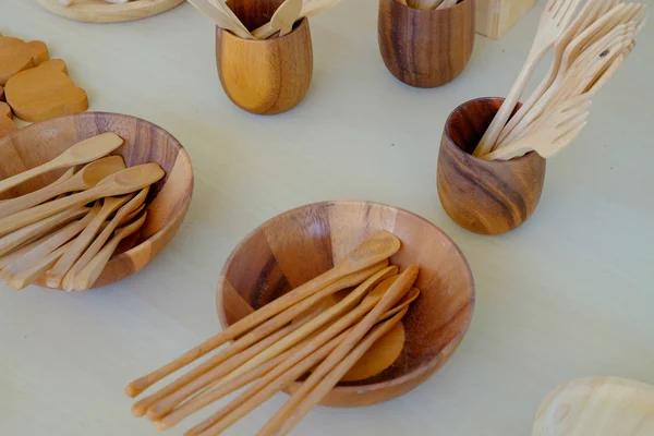 kitchenware made from wood