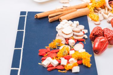 Geleneksel Çince otlar Tıp veya kapat