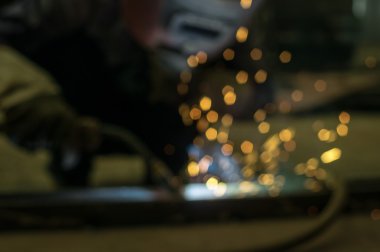 Bulanık fotoğraf. Parlak ve koyu ve renkli. Arka plan odağını.