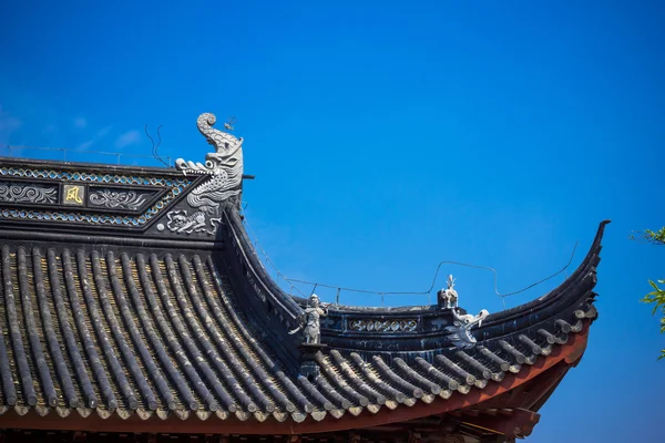 China jiangnan style eaves, closeup of photo — Stock Photo, Image