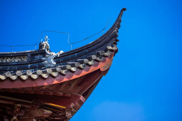 China jiangnan style eaves, closeup of photo — Stock Photo, Image