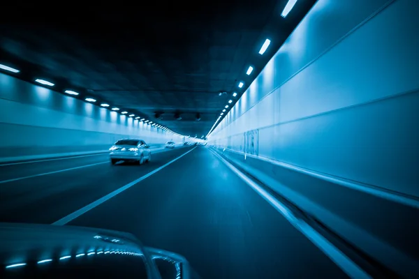 Kínában, a Vértes fotó autópálya alagút — Stock Fotó