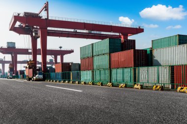 laem chabang Tayland port kaplarda.