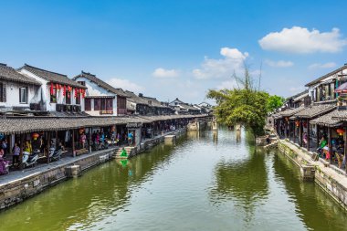 Xitang antik kenti, Xitang Çin tarihi ve kültürel Town, Zhejiang Eyaleti, Çin'de bulunmaktadır ilk toplu iş dosyasıdır..