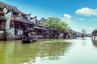 Xitang antik kenti, Xitang Çin tarihi ve kültürel Town, Zhejiang Eyaleti, Çin'de bulunmaktadır ilk toplu iş dosyasıdır..