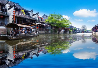 Xitang antik kenti, Xitang Çin tarihi ve kültürel Town, Zhejiang Eyaleti, Çin'de bulunmaktadır ilk toplu iş dosyasıdır..