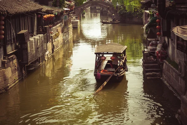 Xitang antike Stadt, xitang ist erste Charge der chinesischen historischen und kulturellen Stadt, in der Provinz Zhejiang, China. — Stockfoto