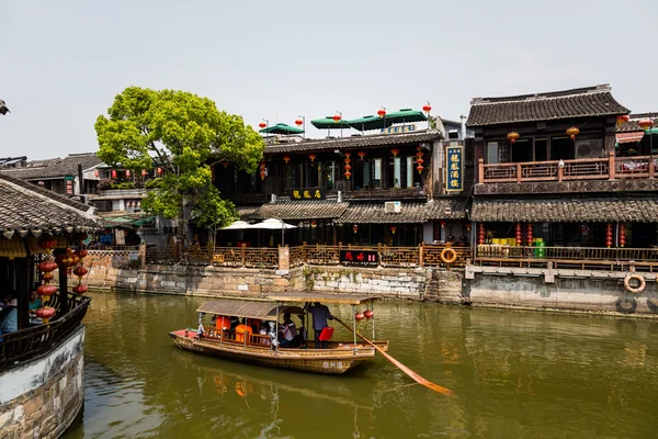 Xitang ciudad antigua, Xitang es el primer lote de la ciudad histórica y cultural china, ubicada en la provincia de Zhejiang, China . — Foto de Stock