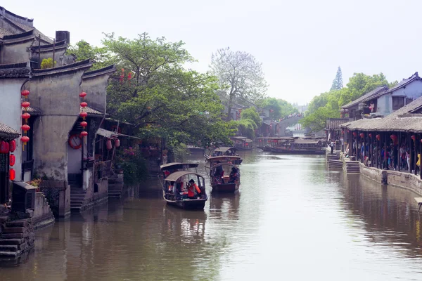 Starożytnego miasta Xitang, Xitang jest pierwszą partię Chiński historyczne i kulturalne miasta, znajduje się w prowincji Zhejiang, Chiny. — Zdjęcie stockowe